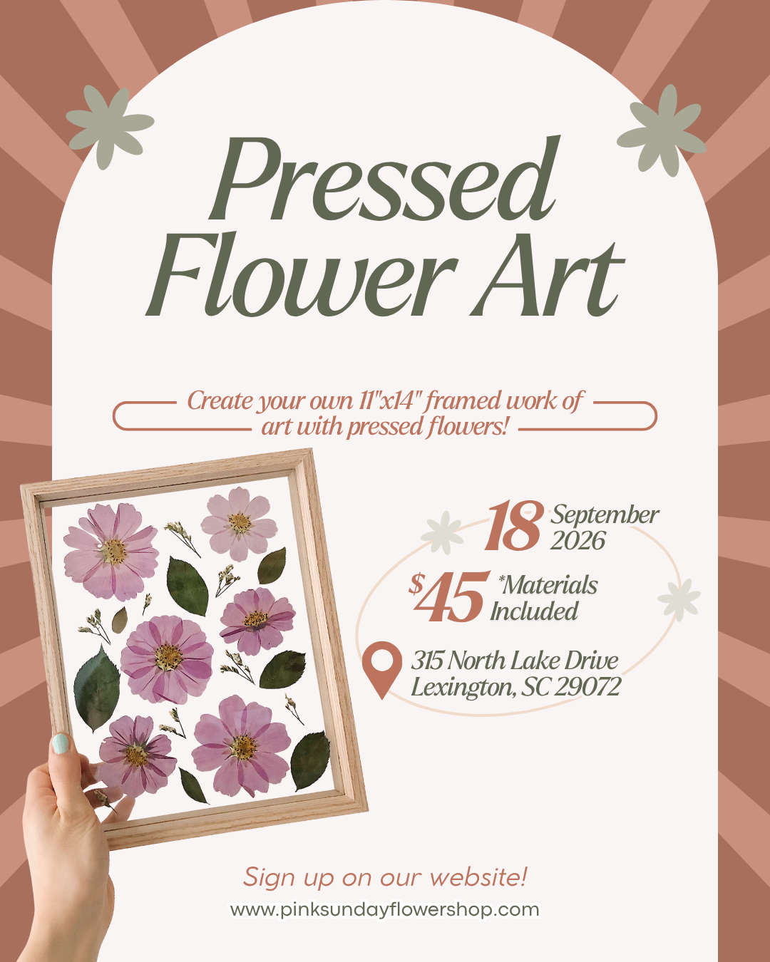 Workshop | Pressed Flower Framed Art