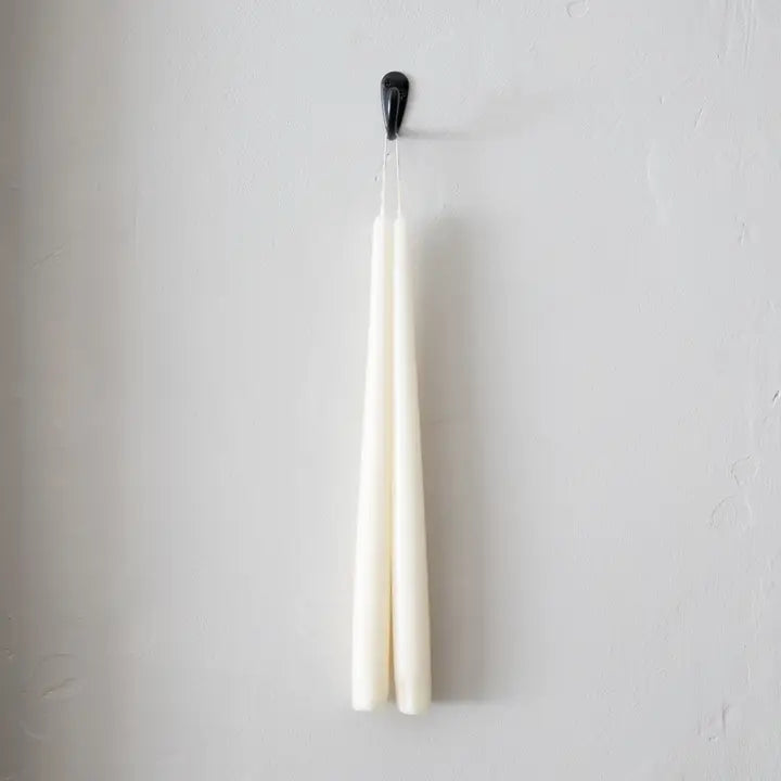 Taper Candles - Pair Ivory